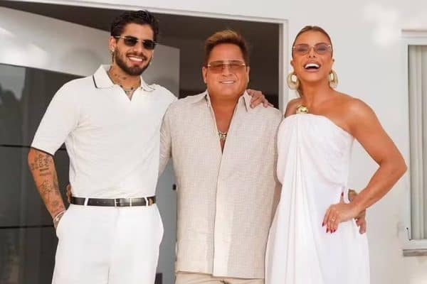 Poliana Rocha mostra momento entre Leonardo e Zé Felipe em meio a rumores