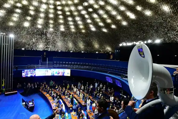 Aliados de Flávio apontam Marinho como futuro presidente do Senado em evento em Goiânia